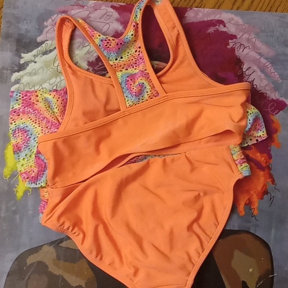 Wonder Nation Pink and Yellow Bikini Set - Picture 3 of 4